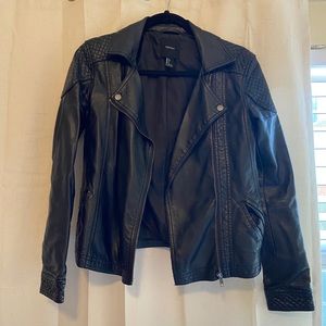 Faux leather jacket
